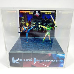 Killer Instinct- DIY Cube Diorama PDF Template - SNES Papercraft