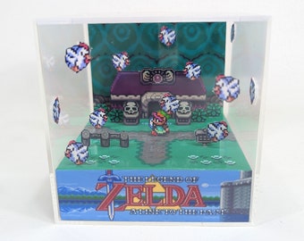 Zelda -ALTTP - Cuccos -  PDF Cube Diorama Template