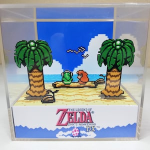 Zelda Link&#39;s Awakening - DIY Cube Diorama Template