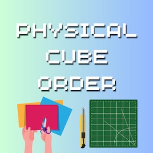 Physical Cube Diorama Hand Made by Retronize