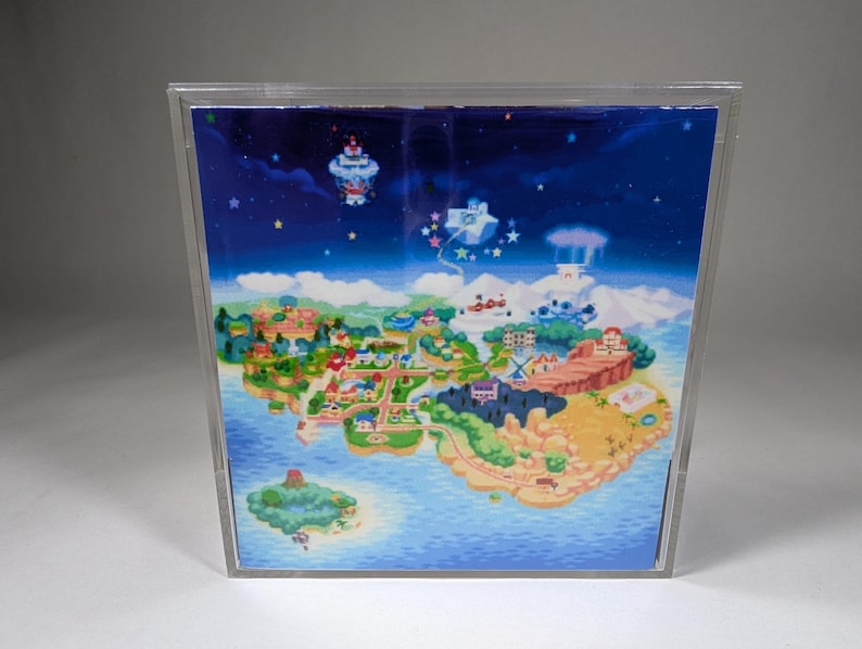 Nintendo 64 Paper.pdf Paper Mario N64 - DIY PDF Cube Diorama Template - Etsy