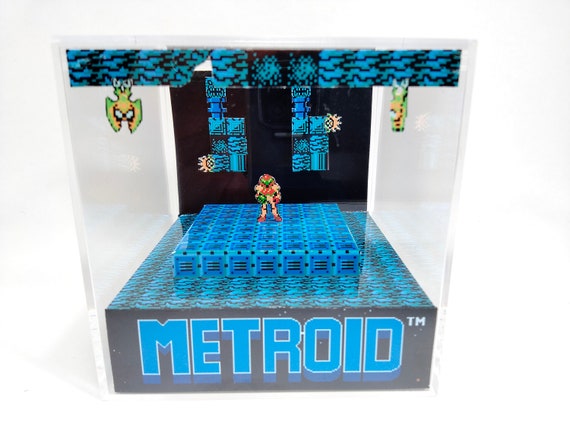 Metroid NES DIY Cube Diorama Template Digital Download - Etsy Israel