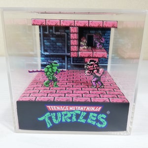 Turtles  - DIY Cube Diorama Template (PDF) - NES