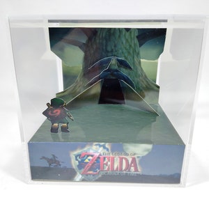 Zelda Ocarina of Time - DIY Cube Diorama Template - N64