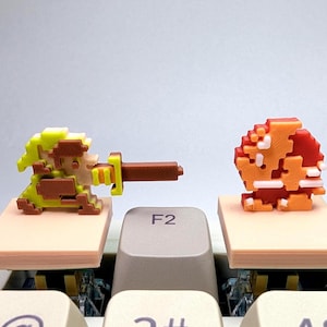 Zelda NES Magnetic Keycaps Set of 4 Case Included