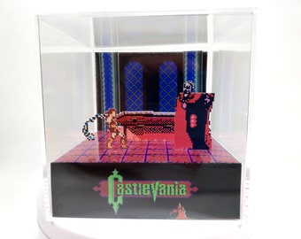 Castlevania Simon vs Dracula - DIY Papercraft PDF Template
