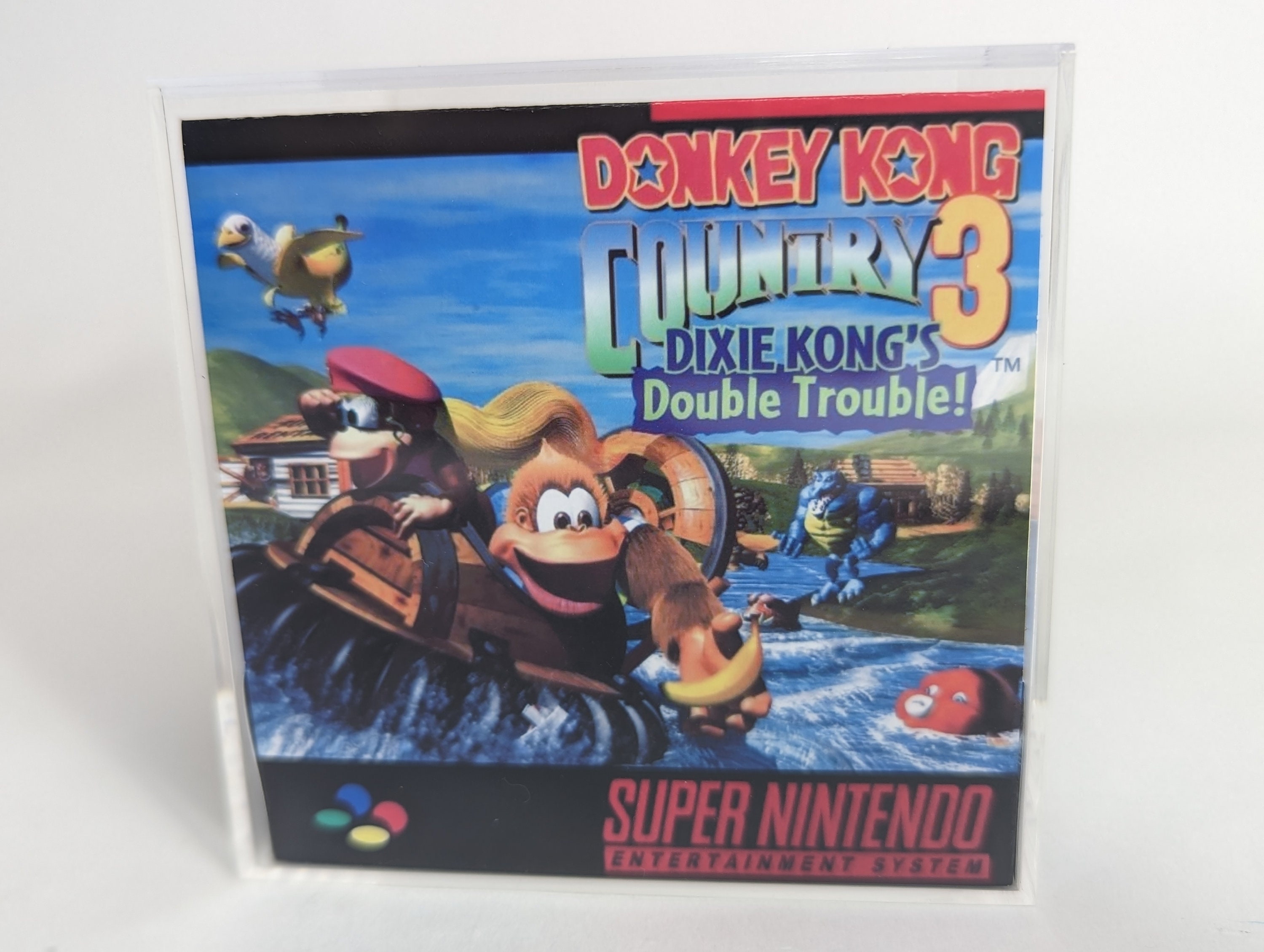Donkey Kong Country 3 - DIY Cube Diorama Template DKC3 SNES - Etsy