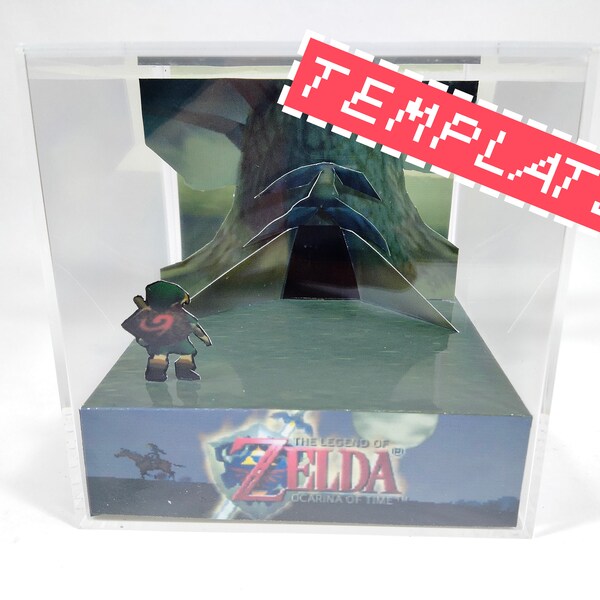 Zelda Shadow Box Template Etsy UK Zelda Shadow Box Template Etsy UK