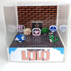Avventure di Lolo - Modello cubo diorama fai-da-te - NES