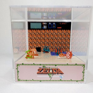 Legend of Zelda Overworld - Custom DIY Cube Diorama Template