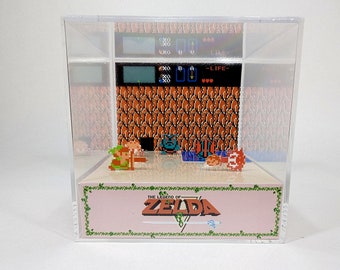 Legend of Zelda Overworld - Custom DIY Cube Diorama Template
