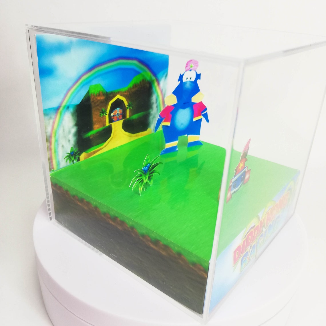 Diddy Kong Racing DIY Papercraft Cube Diorama Template N64 - Etsy