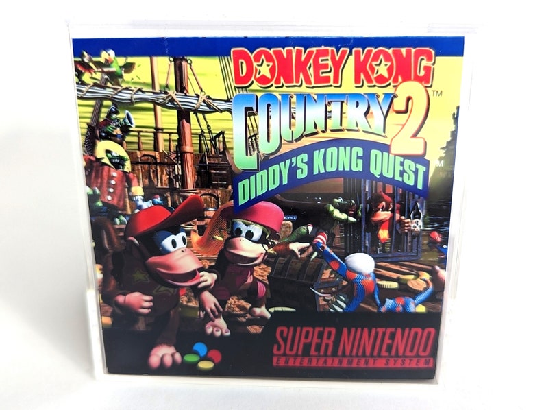 Donkey Kong Country 2 - DIY PDF Cube Diorama Template DKC2 SNES - Etsy