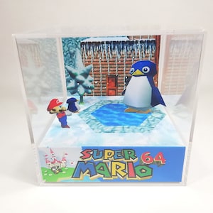 Super Mario 64 - Modello Diorama cubo fai da te