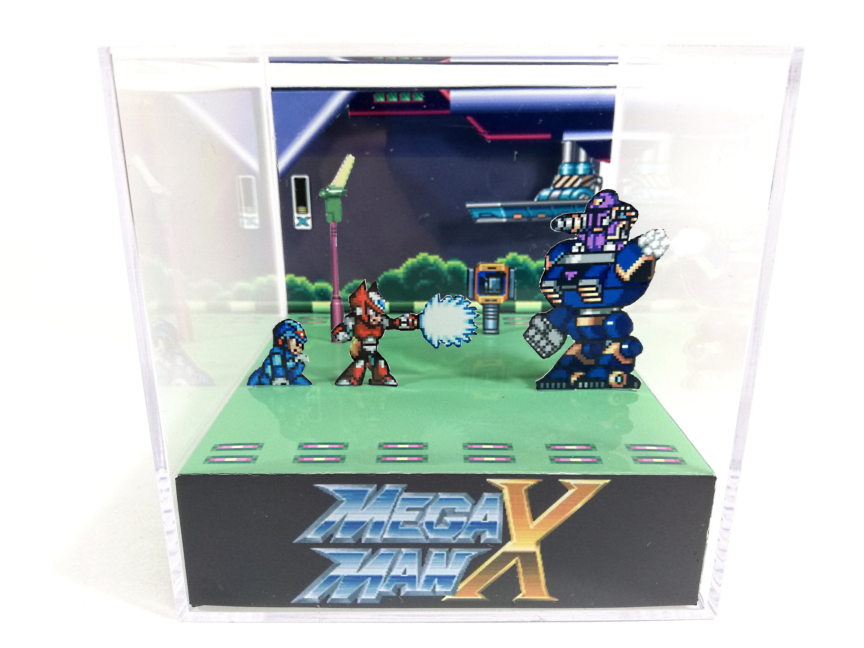 ロックマンX - DIY PDF キューブジオラマテンプレート - SNES