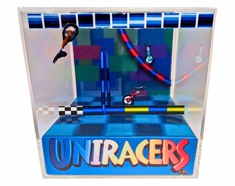 Uniracers - DIY Cube Diorama Template (PDF) -  SNES