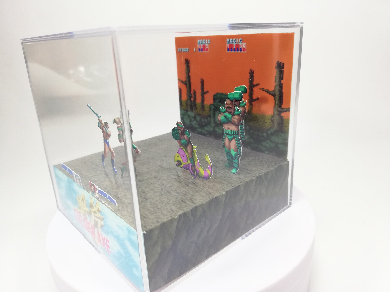Golden Axe - DIY Papercraft Cube Diorama Template - Genesis / Megadrive ...