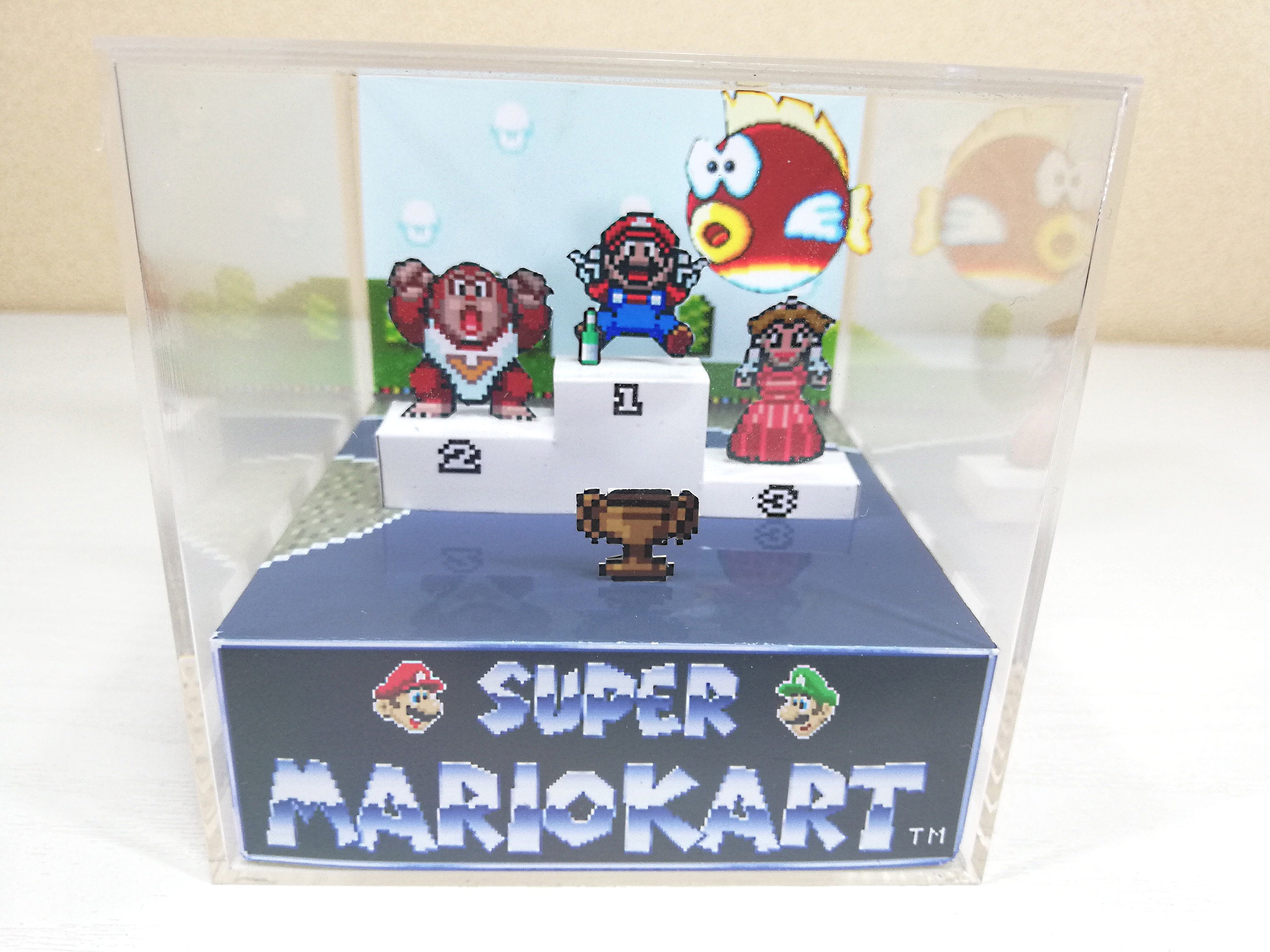 Super Mario Kart 3D Würfel Diorama Handarbeit Etsy Österreich