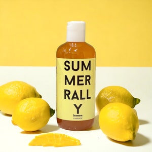 Summer Rally Lemon Body Wash - shower gel - bubble bath - exfoliate - moisturizing
