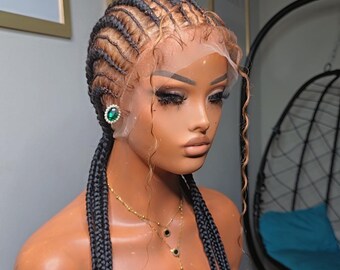 Full Lace Cornrow Briaded Wig