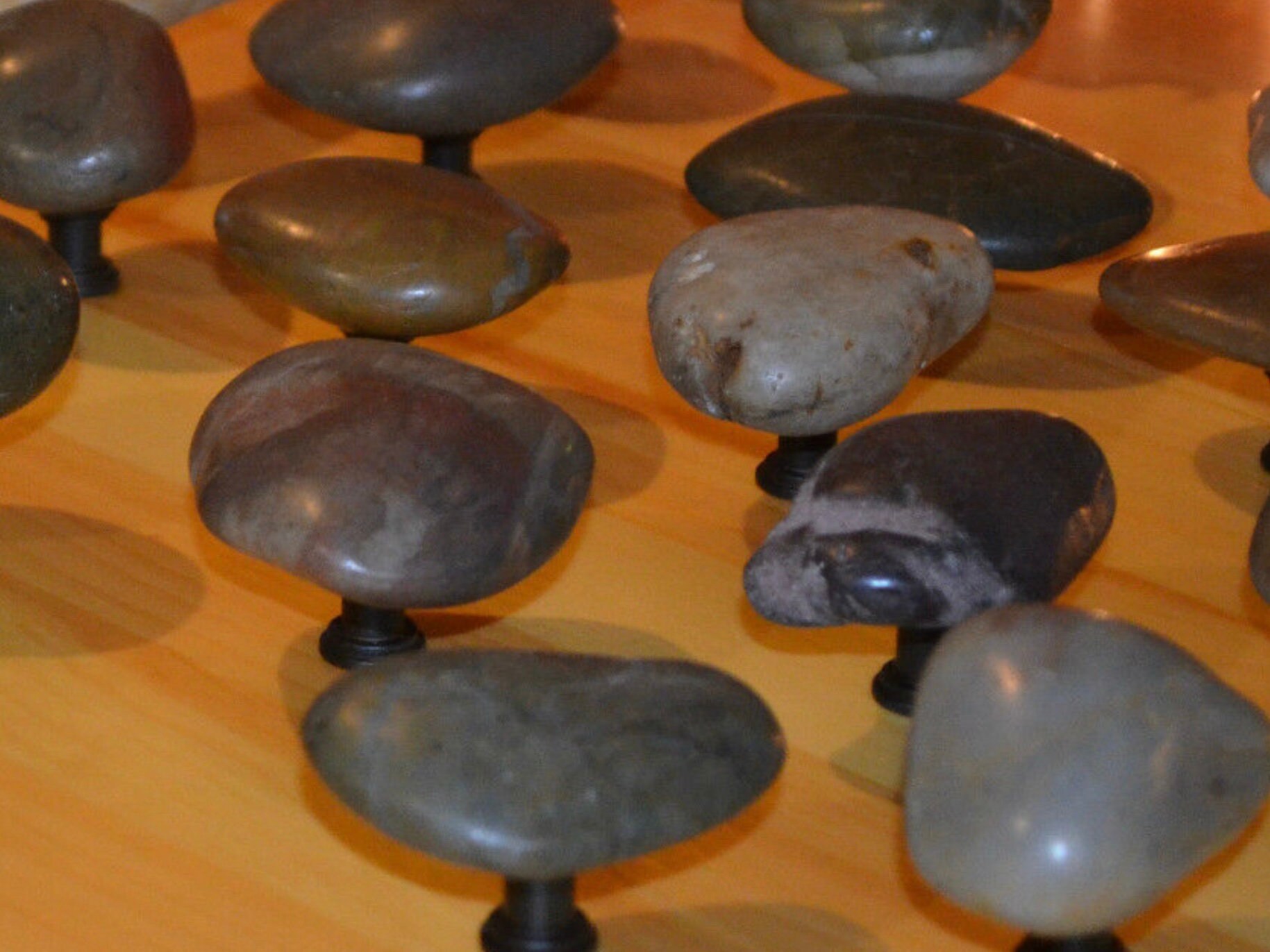 River Rock knobs Etsy