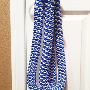 Two Color Spiral Graduation Lei - Graduation Ribbon Leis - Ribbon Leis - Spiral Ribbon Leis - Spiral Graduation Lei