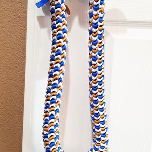 Spiral Graduation Ribbon Lei - Graduation Ribbon Lei - Ribbon Lei - Spiral Ribbon Lei