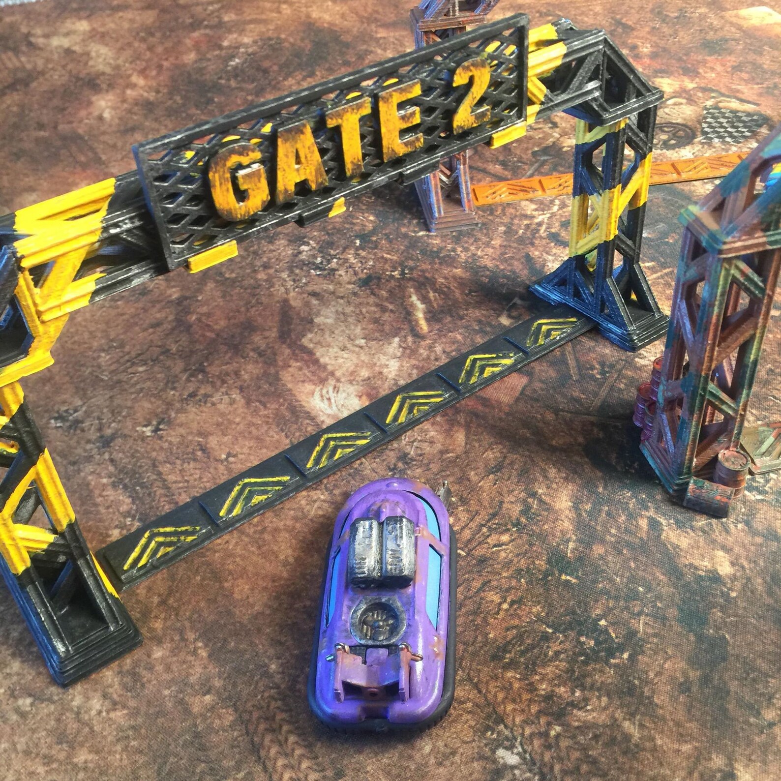 Gaslands Gates Set van 4 Met Gaslands TV Logo - Etsy België