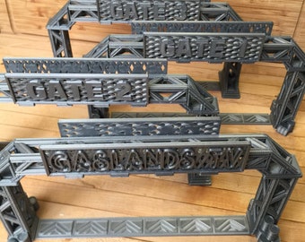 Gaslands Gates Set of 4 - With Gaslands TV Logo!