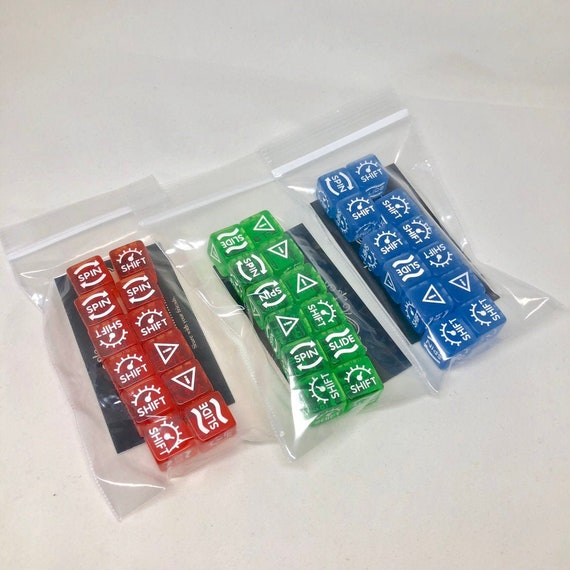 Gaslands - High Quality Shift Dice (12)