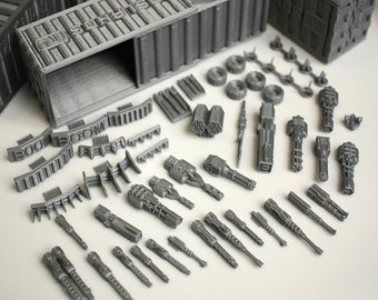 Gaslands Container Full of Guns, Tires, Rams and MORE!