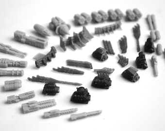 Gaslands Container: Weapons, Ram, Engine Blocks, Pipes and skulls!