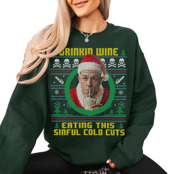 T-shirt Décontracté Charlie Hunnam Ed Gein — Motif Humoristique 'Yes I Am Christmas', 100% Coton