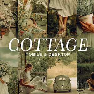 22 Boho SUMMER Lightroom Presets, Desktop And Mobile, 22 Rustic Presets, Bohemian, Brown, Moody, Warm, Wedding Preset, Cottagecore Presets