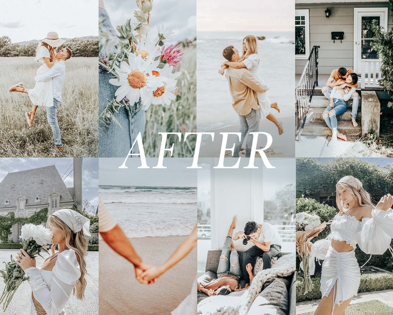 12 ajustes preestablecidos de LIGHTROOM móvil, ajuste preestablecido cálido, blogger de ajustes preestablecidos de escritorio, ajuste preestablecido de Lightroom ligero aireado, Instagram brillante, filtros VSCO imagen 4