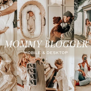 Przestronne ustawienia wstępne, ustawienia wstępne Mom Blogger, 10 ustawień wstępnych Mobile Lightroom Ig, ustawienie wstępne bez filtra, wstępne ustawienia pulpitu Boho, ciepłe, przytulne filtry zdjęcie 1