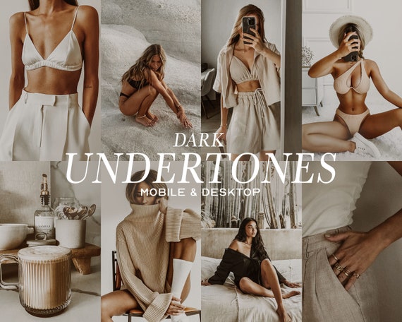 15 DARK UNDERTONES Mobile & Desktop Lightroom Presets, Best Presets, Cinematic Wedding Presets, Moody Aesthetic Boudoir Presets, Photoshop