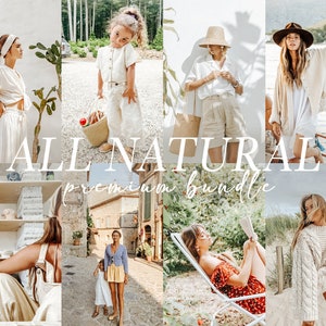 30 Lightroom-Presets, Natural-Presets, Mobile- & Desktop-Presets, Blogger Mobile-Preset, Clean Influencer, Kein Filter-Preset, Helles Instagram
