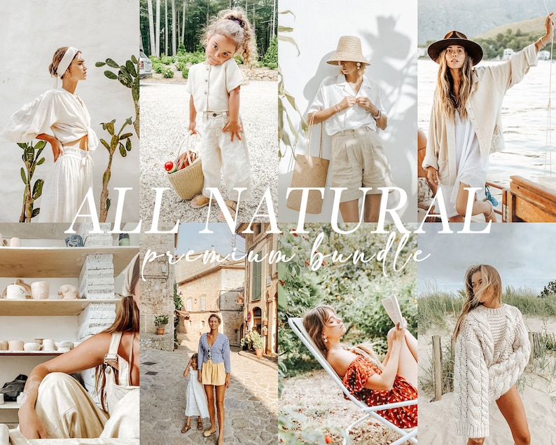 30 Lightroom Presets, Natural Presets, Mobile & Desktop Presets, Blogger Mobile Preset, Clean Influencer, No Filter Preset, Bright Instagram Bild 1