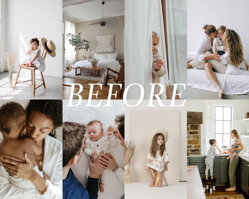 Puede incluir: Un collage de im&aacute;genes que muestran familias con ni&ntilde;os peque&ntilde;os en diferentes entornos. Las im&aacute;genes muestran una familia en un dormitorio, una familia en una cocina, una familia en una cama y una familia en una sala de estar. Las im&aacute;genes tienen un estilo c&aacute;lido y acogedor.