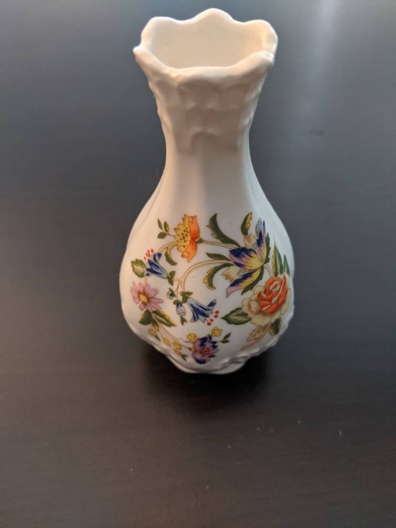 Aynsley Cottage Garden Bud Vase Etsy