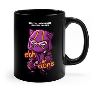 Kennen lustige Tasse League of Legends lustige Kaffeetasse Gamer, Gaming Arkane lol Geschenk weiße Tasse süße Tasse LOL Spieler Tasse LOL Tasse 15oz League