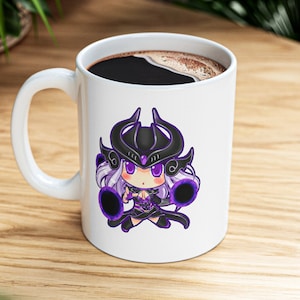 Syndra funny mug League of Legends funny coffee mug 11oz/15oz  gaming Arcane lol gift white mug, cute mug  LOL Player Mug LOL Mug Mid player
