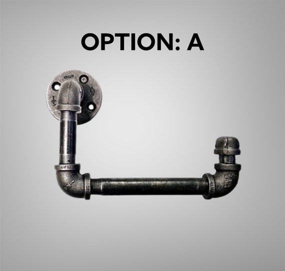 Industrial Pipe Decor Pipe Towel Holder Farmhouse Decor Etsy
