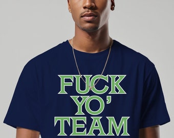 F*ck Yo チーム ユニセックス ヘビーコットン T シャツ (シアトル エディション)