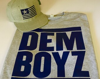 Dem Boyz Grey T-Shirt & Hat Player Pack(New) Dallas Cowboys Edition