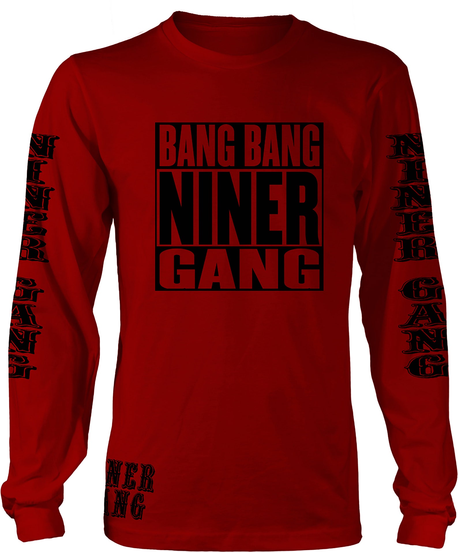 Bang Bang Niner Gang Long Sleeve Tshirt new San Francisco Etsy