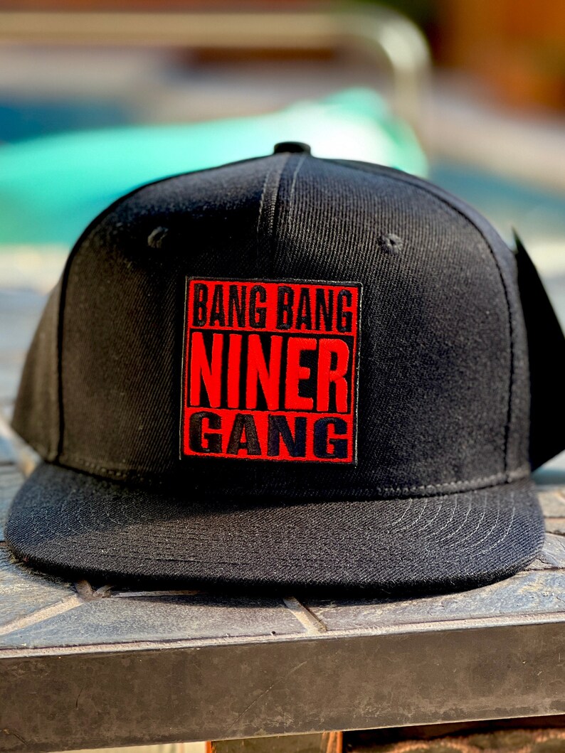 Bang Bang Niner Gang Snap Back Baseball Hat Etsy