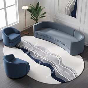 Oval Shaped Multi Colored Hand Tufted Rug From 100% Wool For Living Room | Bedroom | Dinning Room, Perfect For Adding Elegance To Any Room.