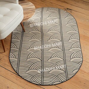 Oval Shaped Multi Colored Hand Tufted Rug From 100% Wool For Living Room | Bedroom | Dinning Room, Perfect For Adding Elegance To Any Room.